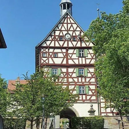 Grosse Prinzessin - Appartement Mit Saunanutzung Burgbernheim Exterior photo